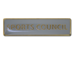 Sports Council Squared Edge Bar Badge 26