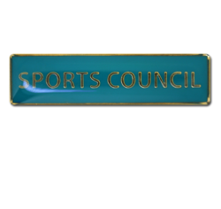 Sports Council Squared Edge Bar Badge 28