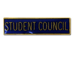 Student Council Squared Edge Bar Badge 17