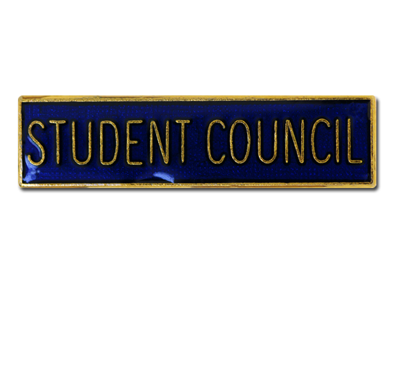Student Council Squared Edge Bar Badge 3