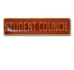 Student Council Squared Edge Bar Badge 27