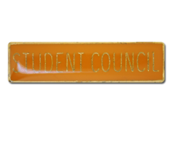 Student Council Squared Edge Bar Badge 25