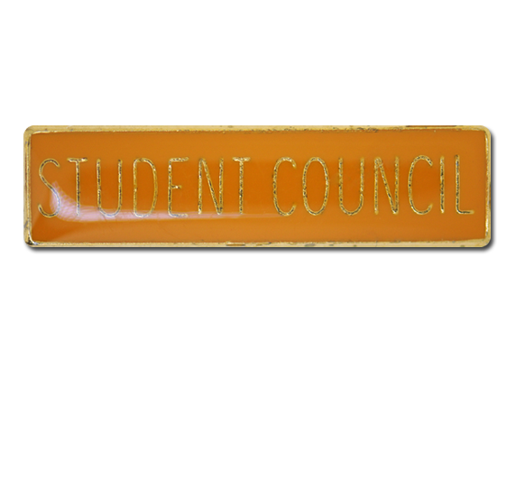 Student Council Squared Edge Bar Badge 11