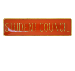 Student Council Squared Edge Bar Badge 22