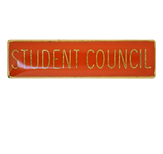 Student Council Squared Edge Bar Badge 8