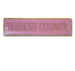 Student Council Squared Edge Bar Badge 21