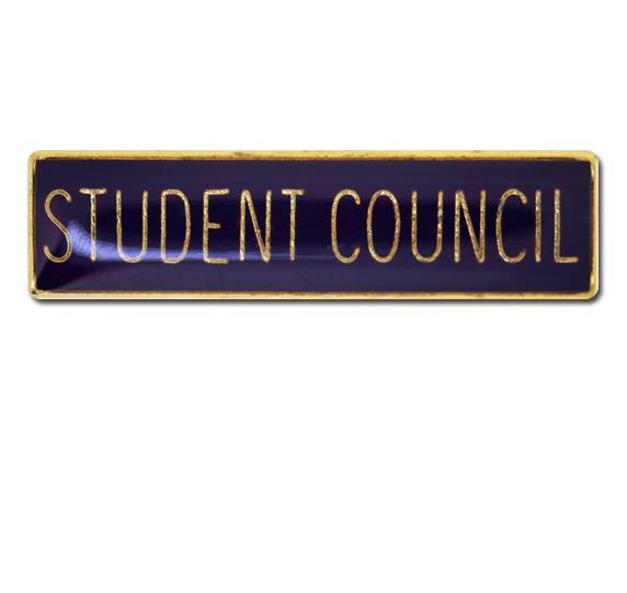 Student Council Squared Edge Bar Badge 5
