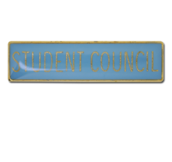 Student Council Squared Edge Bar Badge 23