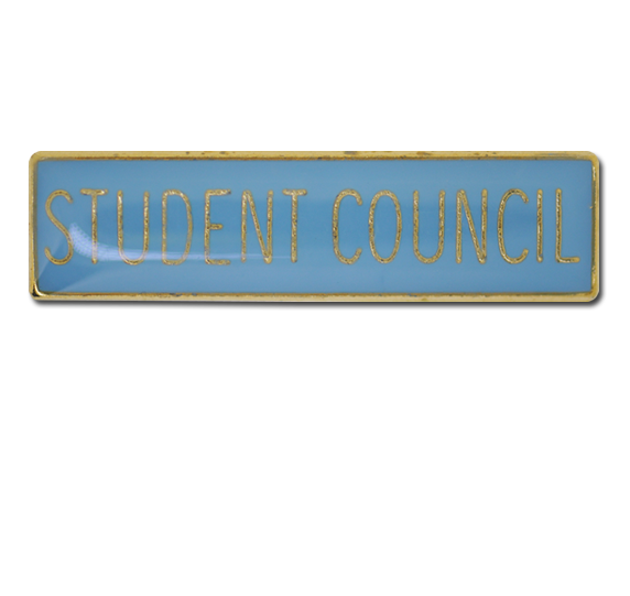 Student Council Squared Edge Bar Badge 9