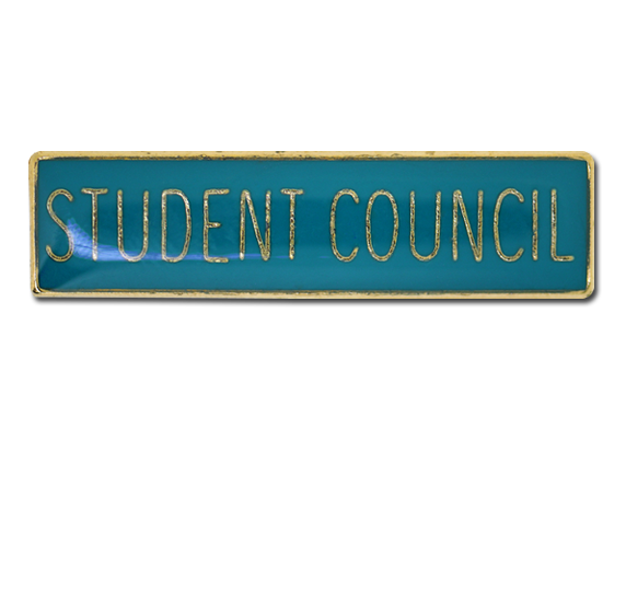 Student Council Squared Edge Bar Badge 14