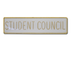 Student Council Squared Edge Bar Badge 20