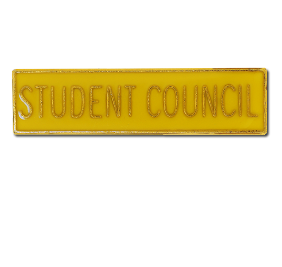 Student Council Squared Edge Bar Badge 2