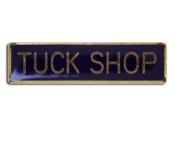 Tuck Shop Squared Edge Bar Badge 19