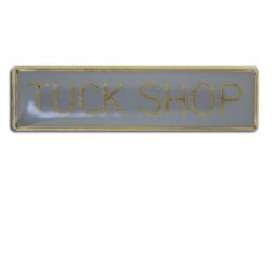 Tuck Shop Squared Edge Bar Badge 26