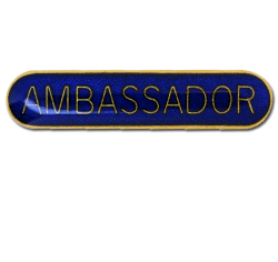 Ambassador Rounded Edge Bar Badge 17