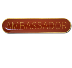Ambassador Rounded Edge Bar Badge 27