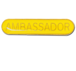 Ambassador Rounded Edge Bar Badge 16