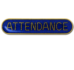 Attendance Rounded Edge Bar Badge 17