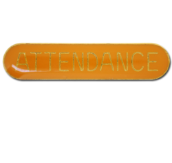 Attendance Rounded Edge Bar Badge 25