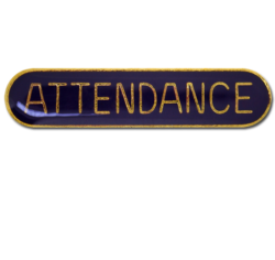 Attendance Rounded Edge Bar Badge 19