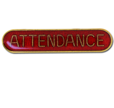 Attendance Rounded Edge Bar Badge