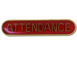 Attendance Rounded Edge Bar Badge 15
