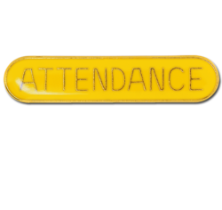 Attendance Rounded Edge Bar Badge 16