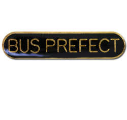 Bus Prefect Rounded Edge Bar Badge 24