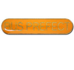 Bus Prefect Rounded Edge Bar Badge 25