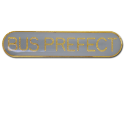 Bus Prefect Rounded Edge Bar Badge 26