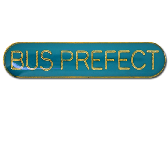 Bus Prefect Rounded Edge Bar Badge 14
