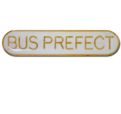 Bus Prefect Rounded Edge Bar Badge 20