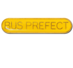 Bus Prefect Rounded Edge Bar Badge 16
