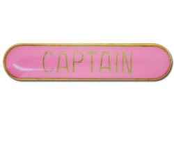 Captain Rounded Edge Bar Badge 21