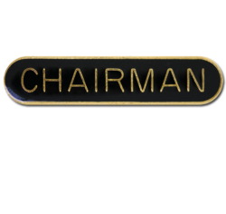 Chairman Rounded Edge Bar Badge 24