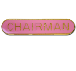 Chairman Rounded Edge Bar Badge 21