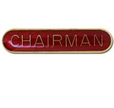 Chairman Rounded Edge Bar Badge