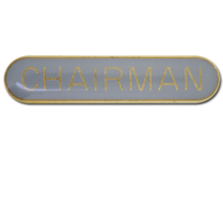 Chairman Rounded Edge Bar Badge 26