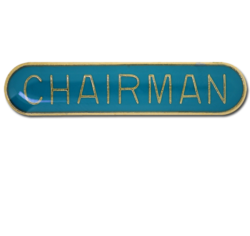 Chairman Rounded Edge Bar Badge 28