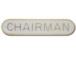 Chairman Rounded Edge Bar Badge 20