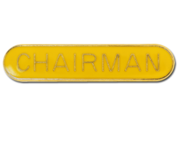 Chairman Rounded Edge Bar Badge 16