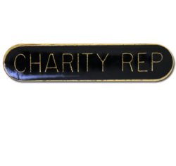 Charity Rep. Rounded Edge Bar Badge 24