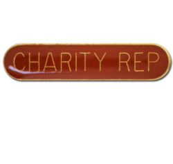 Charity Rep. Rounded Edge Bar Badge 27