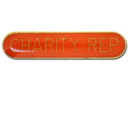 Charity Rep. Rounded Edge Bar Badge 22