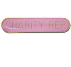 Charity Rep. Rounded Edge Bar Badge 21