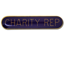 Charity Rep. Rounded Edge Bar Badge 19