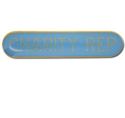 Charity Rep. Rounded Edge Bar Badge 23