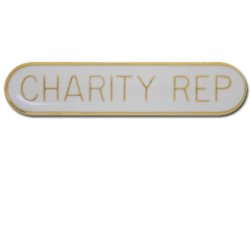 Charity Rep. Rounded Edge Bar Badge 20