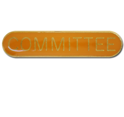 Committee Rounded Edge Bar Badge 25