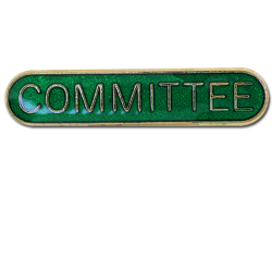 Committee Rounded Edge Bar Badge 18